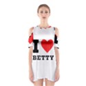 I love betty Shoulder Cutout One Piece Dress View1