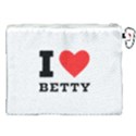 I love betty Canvas Cosmetic Bag (XXL) View2