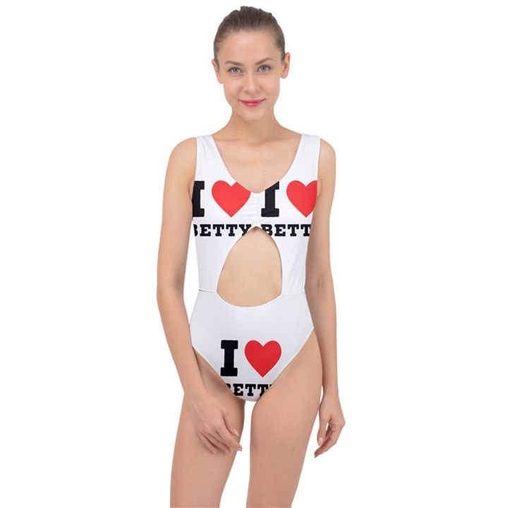 I love betty Center Cut Out Swimsuit