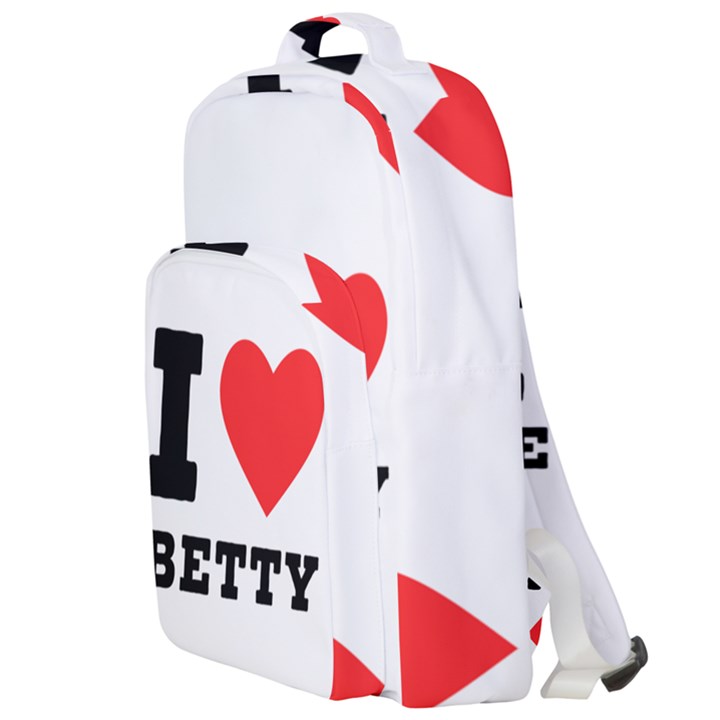 I love betty Double Compartment Backpack