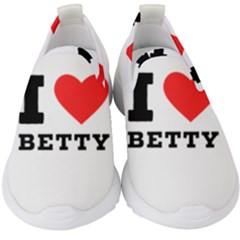 I Love Betty Kids  Slip On Sneakers by ilovewhateva