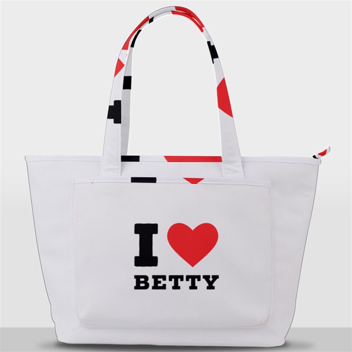 I love betty Back Pocket Shoulder Bag 