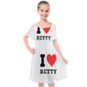 I love betty Kids  Cut Out Shoulders Chiffon Dress View1