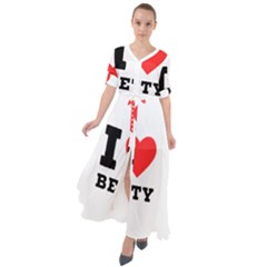 I Love Betty Waist Tie Boho Maxi Dress by ilovewhateva