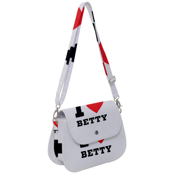 I love betty Saddle Handbag