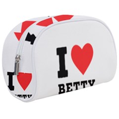 I Love Betty Make Up Case (medium) by ilovewhateva