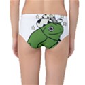 Frog with a cowboy hat Mid-Waist Bikini Bottoms View2