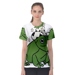 Frog With A Cowboy Hat Women s Sport Mesh Tee