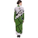 Frog with a cowboy hat Turtleneck Maxi Dress View2