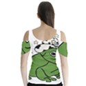 Frog with a cowboy hat Butterfly Sleeve Cutout Tee  View2