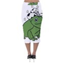 Frog with a cowboy hat Velvet Midi Pencil Skirt View2