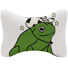 Frog With A Cowboy Hat Seat Head Rest Cushion by Teevova