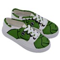 Frog with a cowboy hat Kids  Classic Low Top Sneakers View3