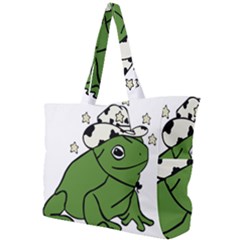 Frog With A Cowboy Hat Simple Shoulder Bag