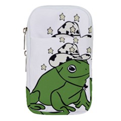 Frog With A Cowboy Hat Waist Pouch (large) by Teevova