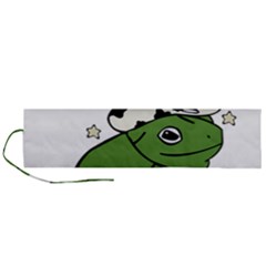 Frog With A Cowboy Hat Roll Up Canvas Pencil Holder (l) by Teevova