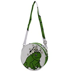 Frog With A Cowboy Hat Crossbody Circle Bag by Teevova