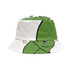 Frog With A Cowboy Hat Inside Out Bucket Hat by Teevova