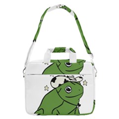 Frog With A Cowboy Hat Macbook Pro 16  Shoulder Laptop Bag