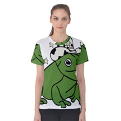 Frog With A Cowboy Hat Women s Cotton Tee