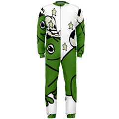 Frog With A Cowboy Hat Onepiece Jumpsuit (men)