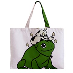 Frog With A Cowboy Hat Zipper Mini Tote Bag by Teevova