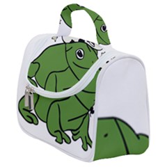 Frog With A Cowboy Hat Satchel Handbag by Teevova