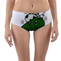 Frog with a cowboy hat Reversible Mid-Waist Bikini Bottoms View1