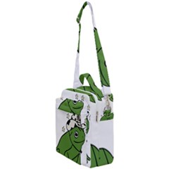 Frog With A Cowboy Hat Crossbody Day Bag by Teevova