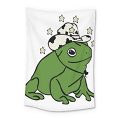 Frog With A Cowboy Hat Small Tapestry