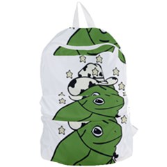 Frog With A Cowboy Hat Foldable Lightweight Backpack by Teevova