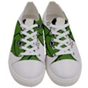 Frog with a cowboy hat Women s Low Top Canvas Sneakers View1