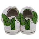 Frog with a cowboy hat Women s Low Top Canvas Sneakers View4