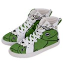 Frog with a cowboy hat Women s Hi-Top Skate Sneakers View2