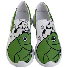 Frog With A Cowboy Hat Women s Lightweight Slip Ons by Teevova