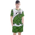 Frog with a cowboy hat Men s Mesh Tee and Shorts Set View1