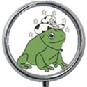 Frog with a cowboy hat Mini Round Pill Box View1