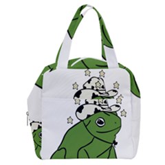 Frog With A Cowboy Hat Boxy Hand Bag by Teevova