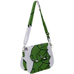 Frog With A Cowboy Hat Saddle Handbag by Teevova