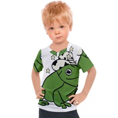 Frog With A Cowboy Hat Kids  Sports Tee