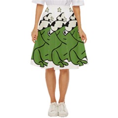 Frog With A Cowboy Hat Classic Short Skirt by Teevova