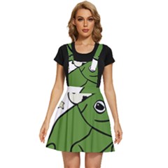 Frog With A Cowboy Hat Apron Dress by Teevova