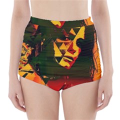 Counting Coup High-waisted Bikini Bottoms by MRNStudios