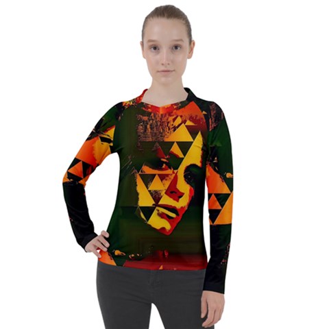 Counting Coup Women s Pique Long Sleeve Tee by MRNStudios