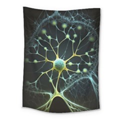 Ai Generated Neuron Network Connection Medium Tapestry