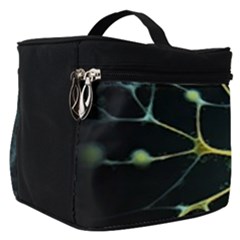 Ai Generated Neuron Network Connection Make Up Travel Bag (small) by Ravend