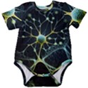 Ai Generated Neuron Network Connection Baby Short Sleeve Bodysuit View1