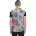 Flowers Petals Pattern Drawing Design Background Men s Puffer Vest View2