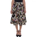 Mystic Geometry Abstract Print Perfect Length Midi Skirt View1