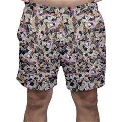 Mystic Geometry Abstract Print Men s Shorts by dflcprintsclothing